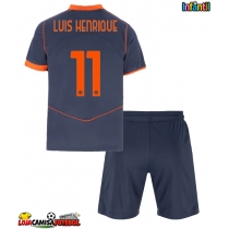 Camisa de Futebol Inter Milan Luis Henrique #11 Equipamento Alternativo Infantil 2025-26 Manga Curta (+ Calças curtas)